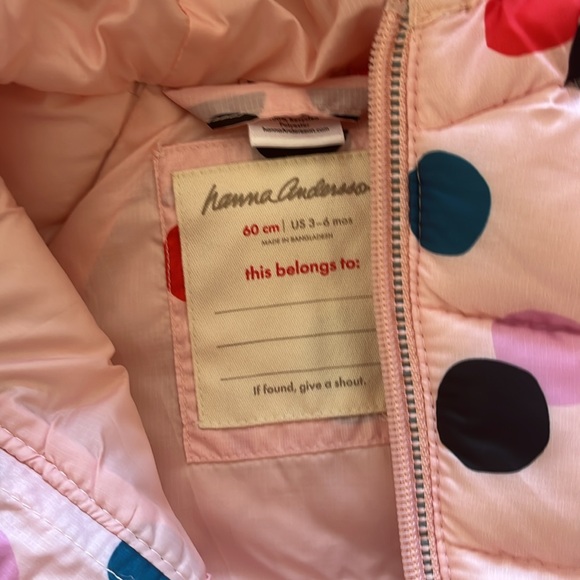 Hanna Andersson Polka Dot Baby Snowsuit - Picture 2 of 2